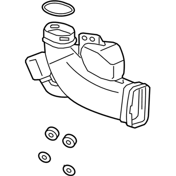 Honda 17253-RX0-X00 Tube B, Air Inlet