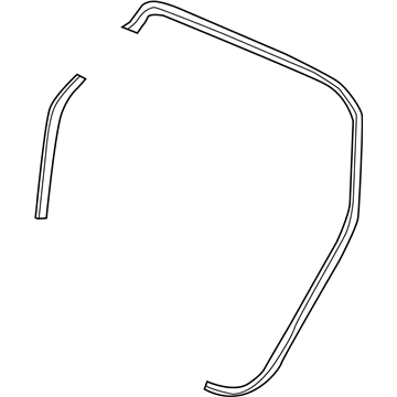 Honda 74440-T5A-003 Weatherstrip, Tailgate