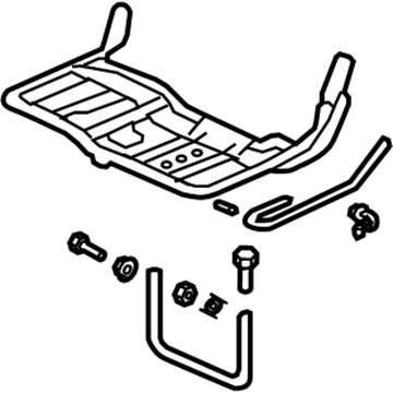 Honda 82536-TF0-J02 Frame, L. RR. Seat Cushion