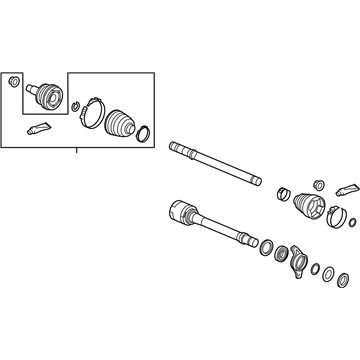 2022 Honda Ridgeline Axle Shaft - 44305-T6Z-A21