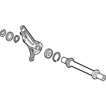 Honda 44500-TZ3-A01 Shaft Assembly, Half