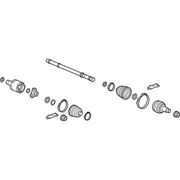 2022 Honda Ridgeline Axle Shaft - 44306-T6Z-A21