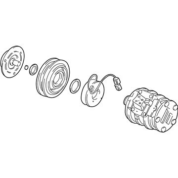 Honda Del Sol A/C Compressor - 38810-P28-A02