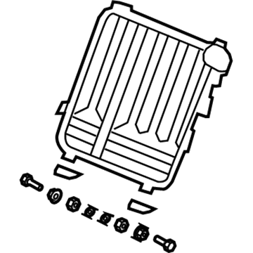 Honda 82526-SLN-A01 Frame, L. RR. Seat-Back