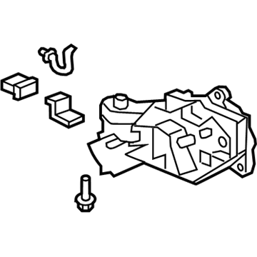 Honda 76257-TF0-G01 Bracket Set, L. (R.C.)