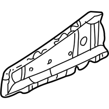 Honda 60713-S0X-A00ZZ Member, L. FR. Wheelhouse (Upper)