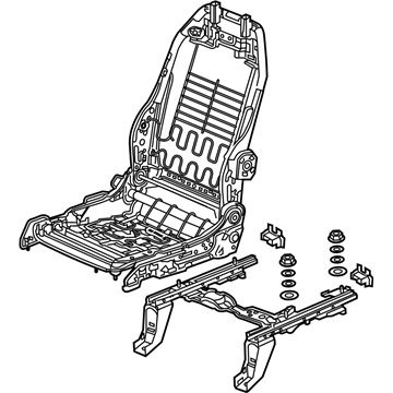 Honda 81126-THR-A01 Frame, R. FR. Seat