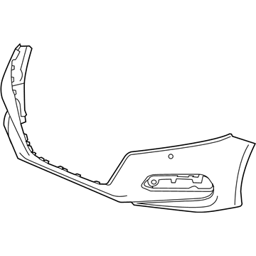 Honda 04711-TVA-A00ZZ Face, Front Bumper