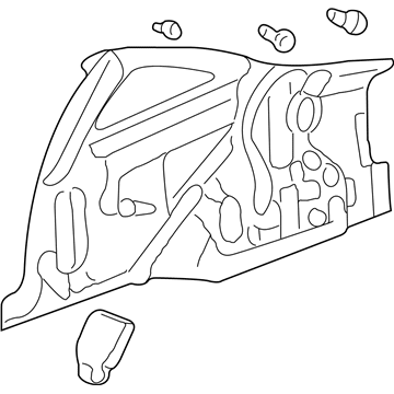 Honda 64300-S3Y-300ZZ Panel, R. RR. Inside