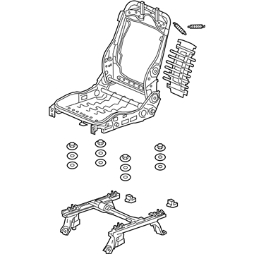 Honda 81126-T6Z-A41 Frame, R. FR. Seat