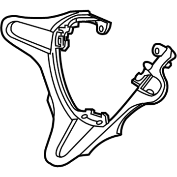 Honda 78541-TF0-N81ZB Garnish A *NH699L* (NEUTRAL MAT GUN METALLIC)