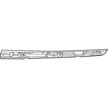 Honda 33105-T90-A01 BRACKET, R- GARNISH