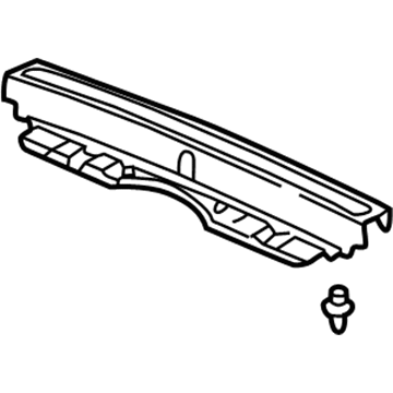 Honda 84640-S9A-003ZC Lining Assy., RR. Panel *YR203L* (SADDLE)