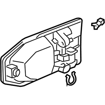 Honda Element Door Handle - 72140-SCV-A11ZJ