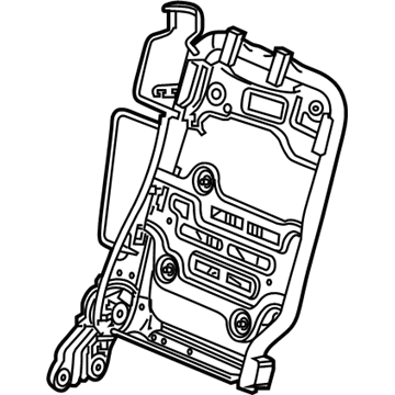 Honda 82126-THR-A01 Frame, R. RR. Seat-Back