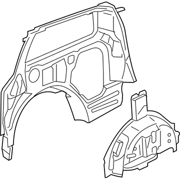 Honda 64300-SHJ-A21ZZ Panel, R. RR. Inside