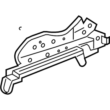 Honda 81670-SHJ-A01 Adjuster, L. FR. Seat Slide (Inner)