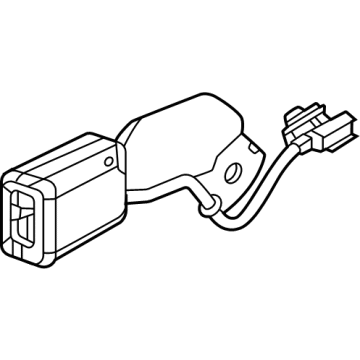 Honda 04823-T90-A01ZA BUCKLE SET R*NH900L*