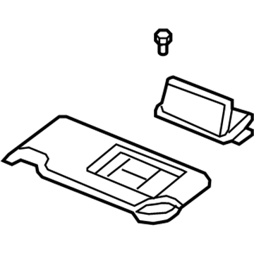 Honda 83280-TK6-A01ZB Sunvisor Assembly, Driver Side (Grayge)