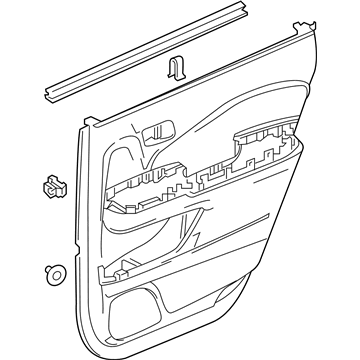 Honda Passport Door Trim Panel - 83701-TGS-A51ZA