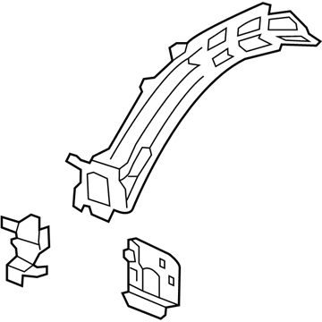 Honda 04684-TBA-A01ZZ Extension Set L, FR. Dpr