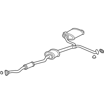 Honda Accord Hybrid Muffler - 18030-SDR-A00