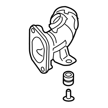 Honda 17291-5BF-A00 Pipe, Intclr. Outlet