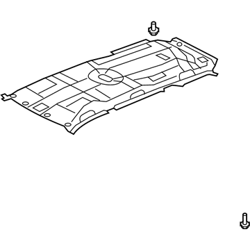 Honda 83200-S9V-A31ZC Lining Assy., Roof *YR204L* (LIGHT SADDLE)