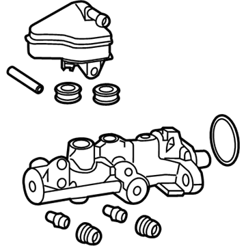 Honda Accord Brake Master Cylinder Reservoir - 46806-T3V-A01