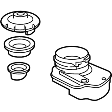 Honda Accord Brake Master Cylinder Reservoir - 46661-T3V-A00