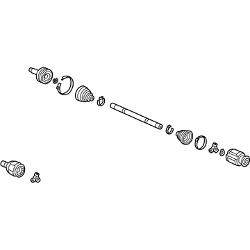 Honda 44305-THR-A01 Driveshaft Assembly, Passenger Side
