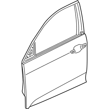 Honda 67010-TBA-A00ZZ Panel, R. FR. Door (DOT)