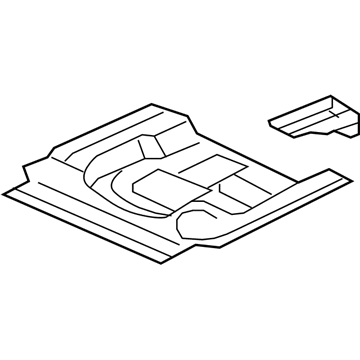 Honda Fit Floor Pan - 04655-SLN-A00ZZ