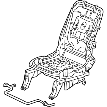 Honda 81126-TK8-A01 Frame, R. FR. Seat