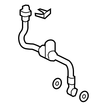 Honda 01465-TZ5-A01 Hose Set, Left Front Brake