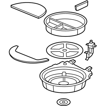 Honda 83823-SHJ-A21 Bucket Assy., Floor (Lower)