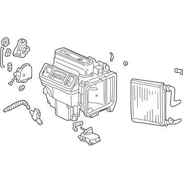 Honda 79100-S0X-A41 Heater Unit