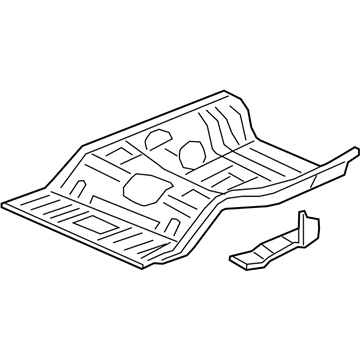 Honda 04655-TR0-A00ZZ Panel Set, RR. Floor