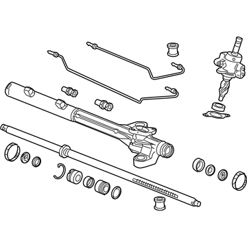 2004 Honda Accord Rack And Pinion - 53601-SDP-A02