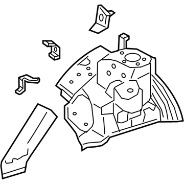 Honda 60750-T0G-315ZZ Housing Comp L,FR Damper