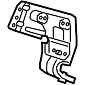 Honda 39161-THR-A10 Bracket, L. Radio