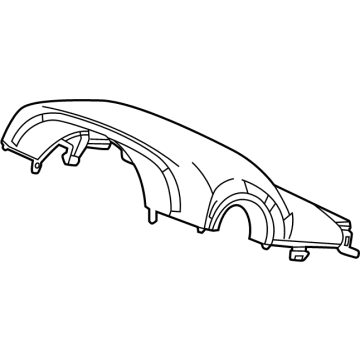 Honda 77350-3W0-A01ZA CVR, COLUMN *NH900L*