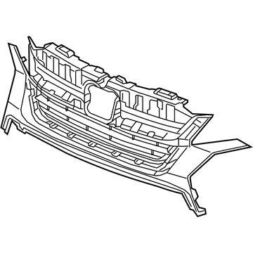 Honda 71121-TGS-A00 Base, Front Grille