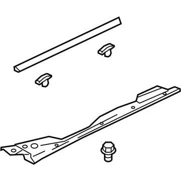 Honda 74107-TVA-A00 Garnish Assy., R. FR. Fender