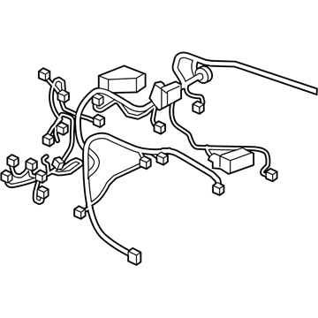 Honda 32100-TG8-A50 Wire Harness, R. Cabin