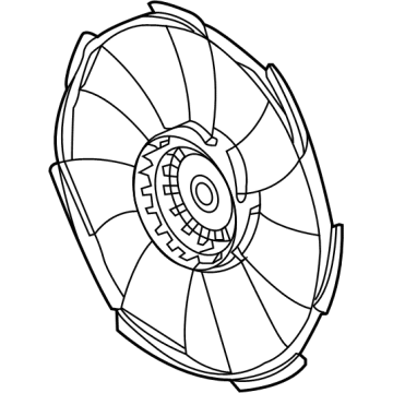 Honda Accord Hybrid Cooling Fan Assembly - 19020-66V-A11