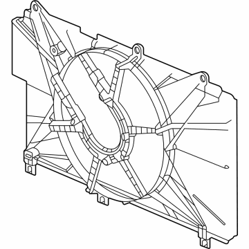 Honda 19015-6NH-A01 SHROUD COMP