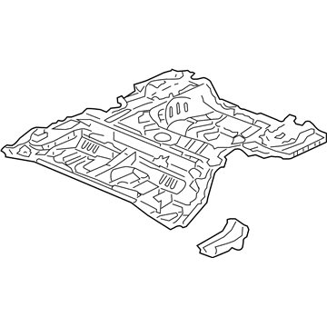 2007 Honda Accord Hybrid Floor Pan - 04655-SDR-A10ZZ