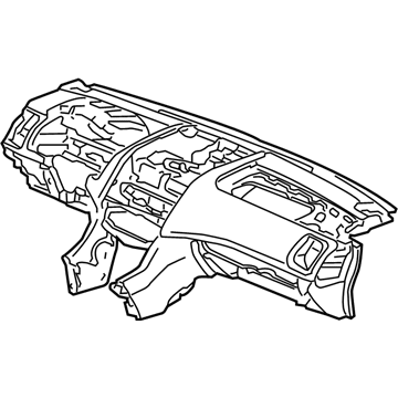 Honda Accord Hybrid Instrument Panel - 77100-SDC-A11ZC