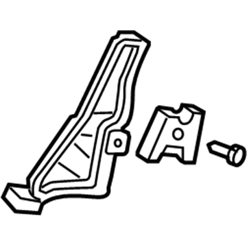 Honda 82640-SCV-A01ZA Adjuster, L. RR. Seat Reclining *NH167L* (GRAPHITE BLACK)